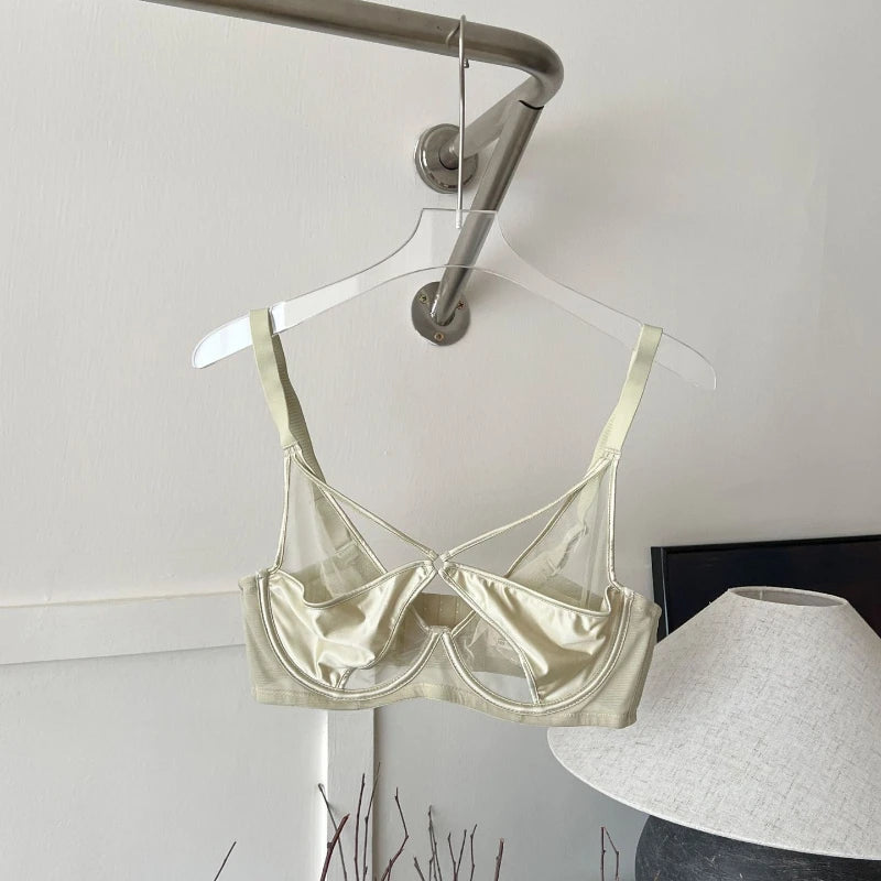 Unlined Bra for Women Large Size Underwear Women Soft Steel Ring Push-up Top Up Adjustable Bra 34-40BC 34-44DE Women's Intimates