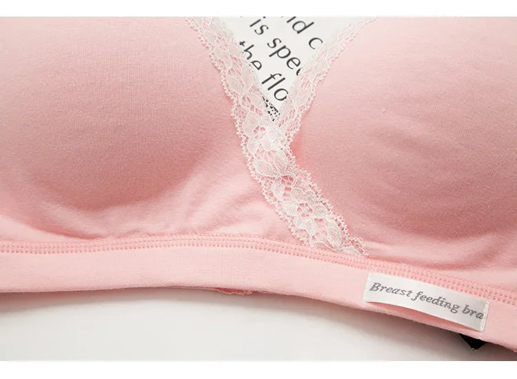 1PCS Smooth Nursing Bras for Breastfeeding Support  Sleep Bralette Wireless Maternity Wirefree For Pregnant Women