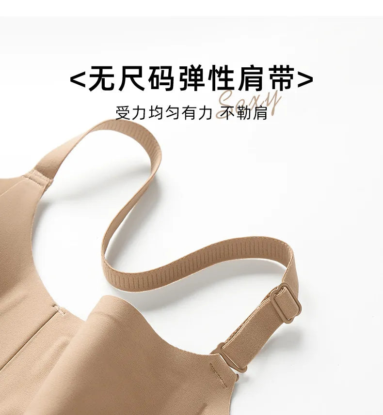 YUQI Push Up Bra Seamless Lingerie for Women Add Two Cups Half Cup Lift Sexy Lingerie Unlined Demi Bra Small Bust Support  Style