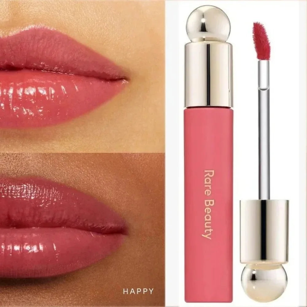 Rare Beauty Lip Gloss Liquid Blush Highly Pigmented Dewy Glow Natural Looking Waterproof Sweatproof Blusher Daily Use Makeup