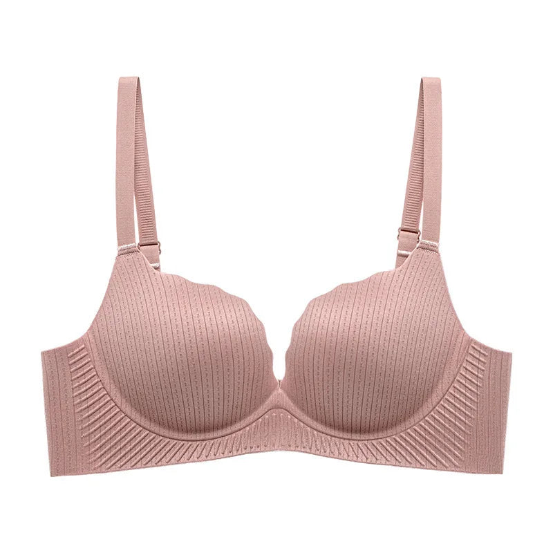 Ultra Thick 6CM Push up Bra for Small Chest Padded No Steel Ring Comfortable Sexy Lift Lingerie Flat Chest Women