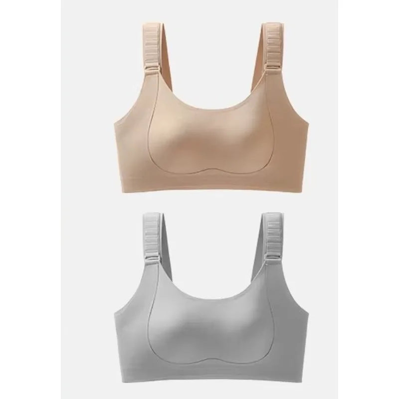 Demand Women's Full Coverage Minimizer Bras Lift Breast Retracting Anti Sagging Seamless No Mark M -3XL for Daily Wear Sleeping