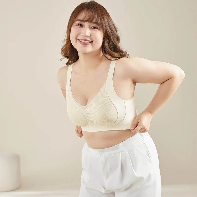 Push-up Bras High Quality Women's Bras Unwired Bra for Woman Sexy Lingerie Sporty Woman Top Plus Size Bra Sports Seamless Ladies