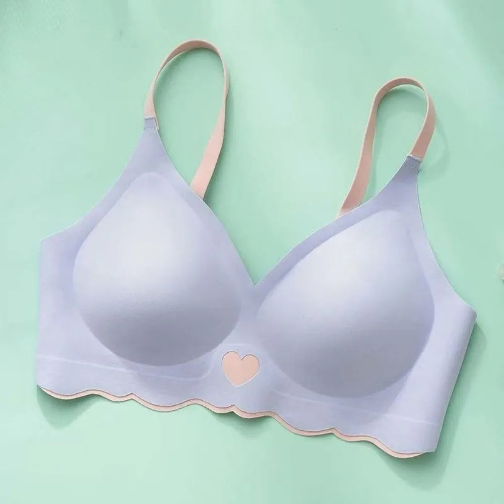 Comfortable Close-fitting Wireless Bra Push Up Shockproof Seamless Bralette Adjustable Lingerie Sports Bra Pilates