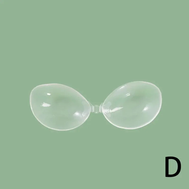 New Transparent Self-Adhesive Silicone Chest Stickers Invisible Push Up Sexy Strapless Bras for Women Sticky Wedding Bikini Bra