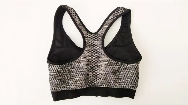 Women Sports Bra Front Zipper Sports Bra Breathable Shock-proof Underwear High Impact Yoga Bra Running Fitness Workout Tank Tops