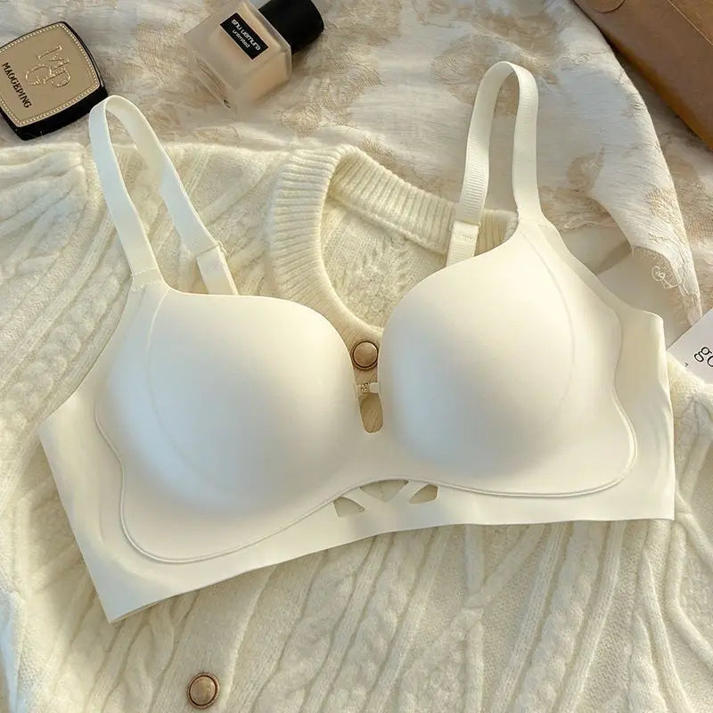 Push Up Bras for Small Chest  Invisible Skin Tone Plunge Bra with Lift No Show Coverage Comfortable Minimizer Strapless Adhesive