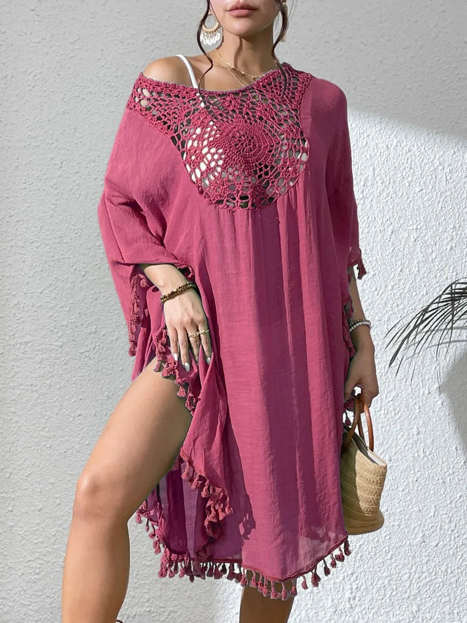 Women's Sexy Swimsuit Cover Up Dress Summer Bathing Suit Beachwear Shirt Cover-ups for Women