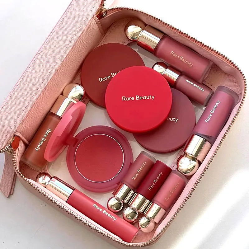 Rare Beauty Liquid Blush Cream Sheer Dewy Finish Lasting Blendable Multi-use Cheek Lip Tint Portable Gentle Makeup Gift for Girl