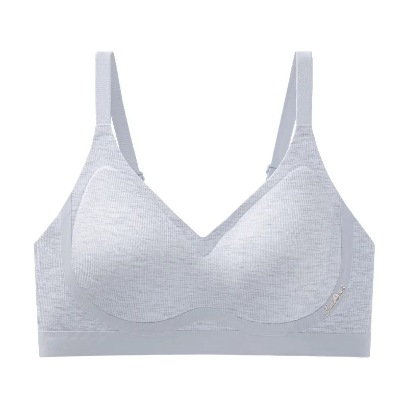 Wireless Push Up Bra Women Soft Breathable Brassiere High Stretch Daily Lingerie