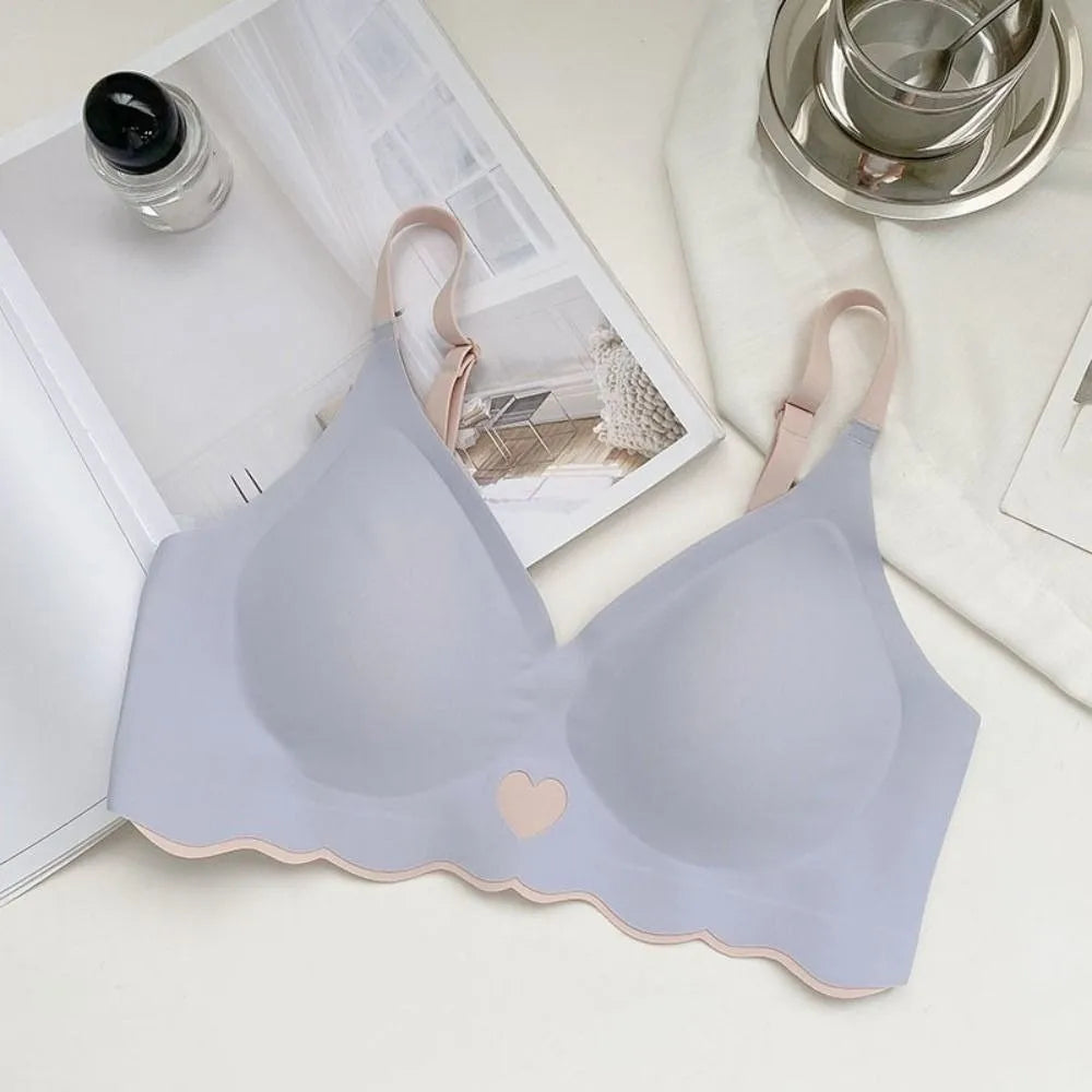 Comfortable Close-fitting Wireless Bra Push Up Shockproof Seamless Bralette Adjustable Lingerie Sports Bra Pilates