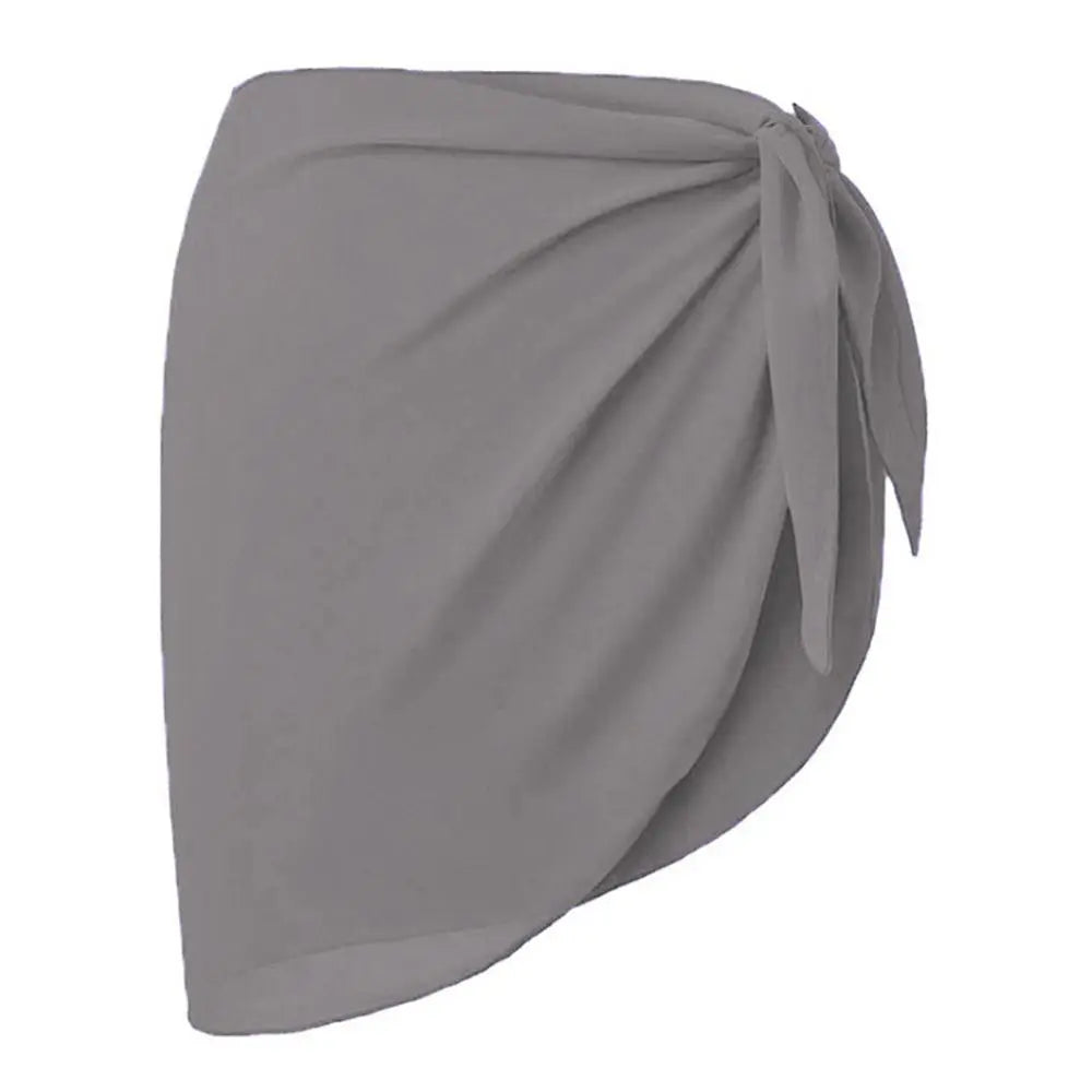 Soft Short Sarongs Chiffon Swimsuit Coverups Wrap Sheer Beach Short Cover Scarf Cover Summer Beach Bikini Women