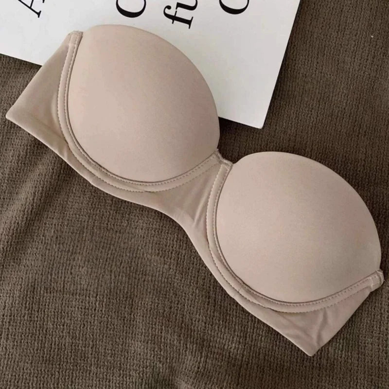 Seamless Push-Up Bras For Women 1/2 Cup Padded Solid Color Bra Ladies Non-wire Comfort Fixed Cup Underwear Sexy Lingerie S-XL