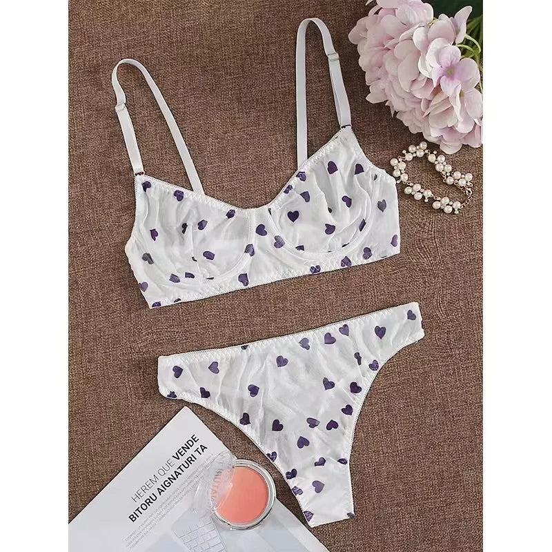 Female Lingerie Sexy Lingerie for Women Body Shorts Push-up Bra Fancy Woman Underwear Transparent Intimate Lingerie Set