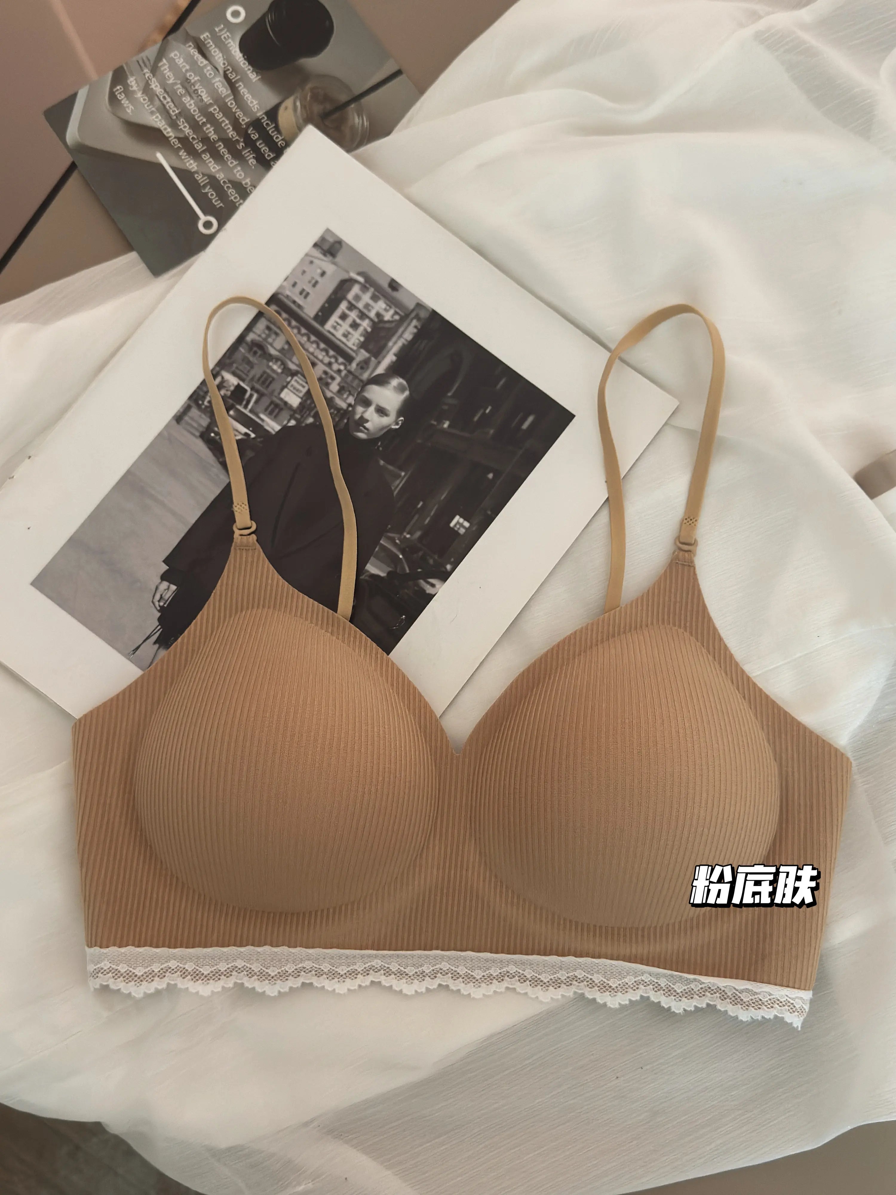 Stylish Thick Padded Push Up Bra for Women Seamless No Steel Ring Comfort Lingerie Raised Base Design Soft Support Enhances Bust