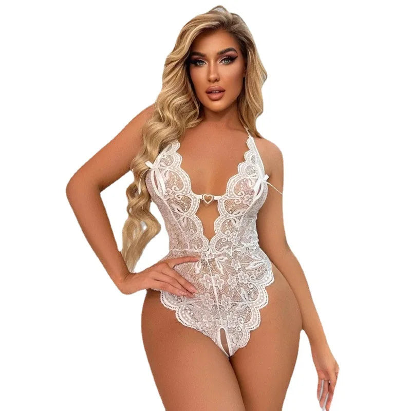 Hot Babydoll Lace Sexy Lolita Underwear Cute Lace  Baby Doll Sexy Lingerie Set Soft Girl Pajamas Cosplay Costumes Exotic Apparel