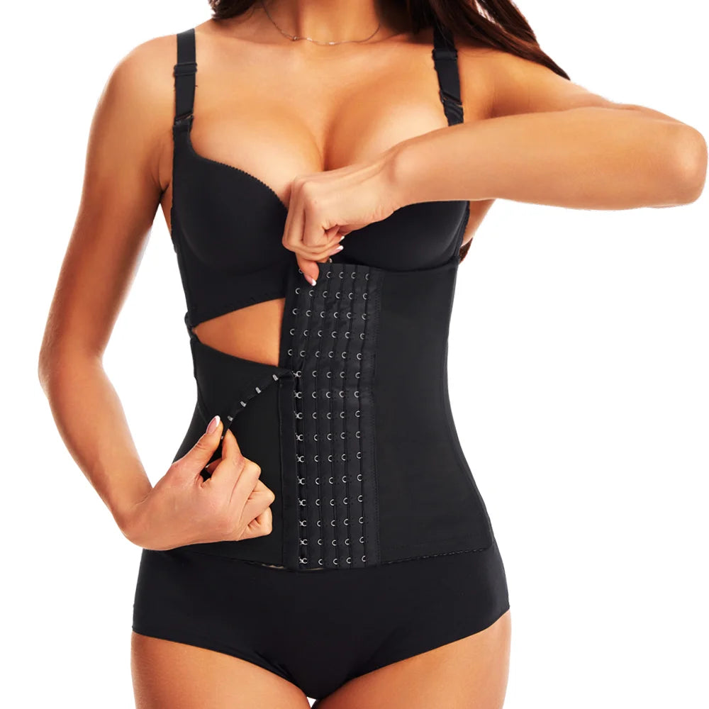 Shapewear For Women Tummy Control Fajas Body Shaper Compression Belt Waist Trainer Bandage Slimming Workout Waist Cincher Corset