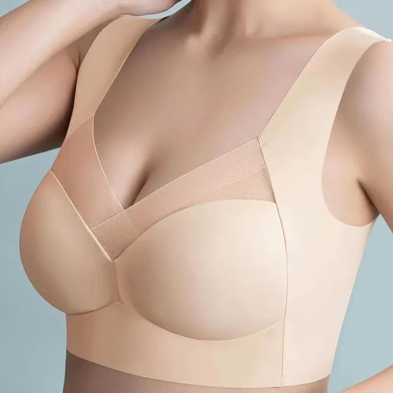 Sexy Seamless Bra Push Up Sports Brassiere Bh Woman Lace Bralette Wireless Bra Unwired Yoga Top Women's Bras Without Bones