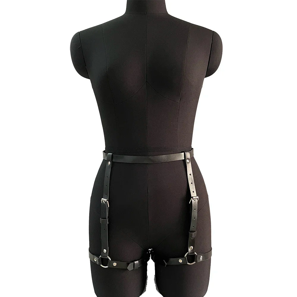 Sexy Lingerie for Women Chest Harness Corset Bra Cage Suspenders Goth Top Sword Belts Bondage Harness Belt Couple Underwear