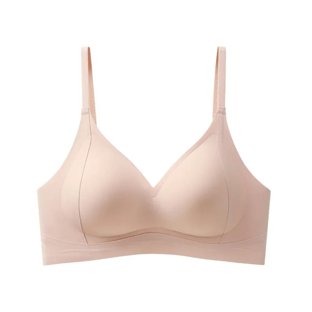 Breathable Deep V Wireless Push Up Bra Anti-sagging Shockproof Underwear for Women Lingerie Thin Seamless Bra Gifts