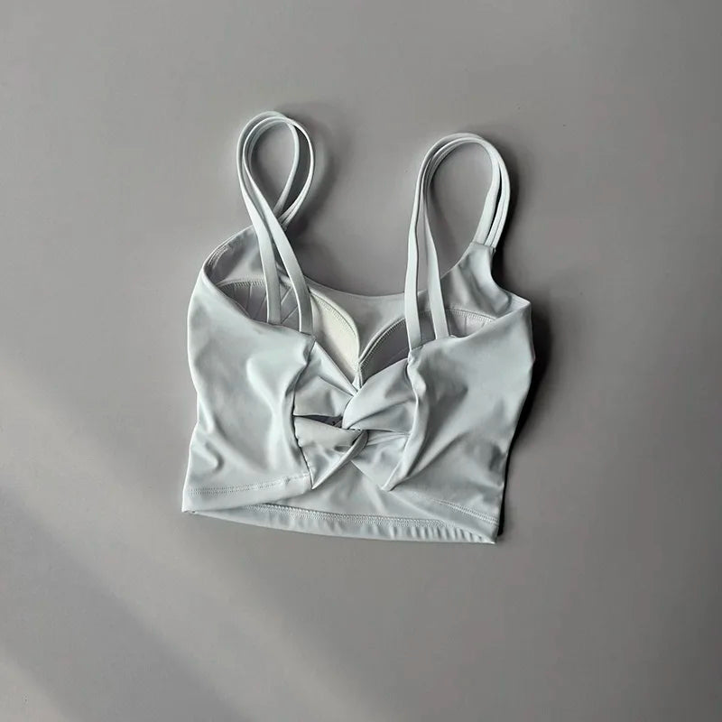 Sports Bra, Women's Summer Beauty Back Integrated Yoga Suit, Vest, Suspender, Pilates Training, Fitness Bra