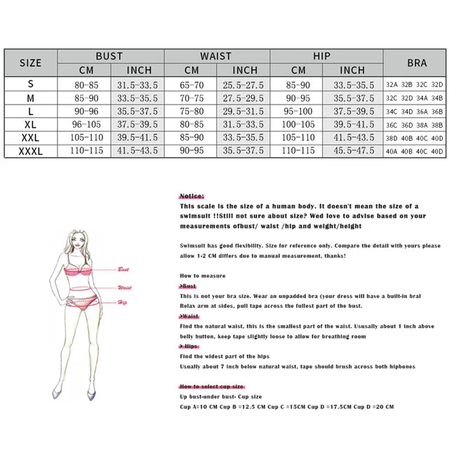 Sexy Low-Waist Bikini Set for Women Summer Solid Color Tie-Front Swimsuit with Padded Top for Beach Vacation
