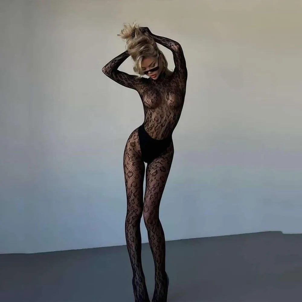 Porno Sexy Bodystocking Women Sex Erotic Lingerie Bodysuit Underwear Teddy Babydoll Costumes Open Crotch Lingerie