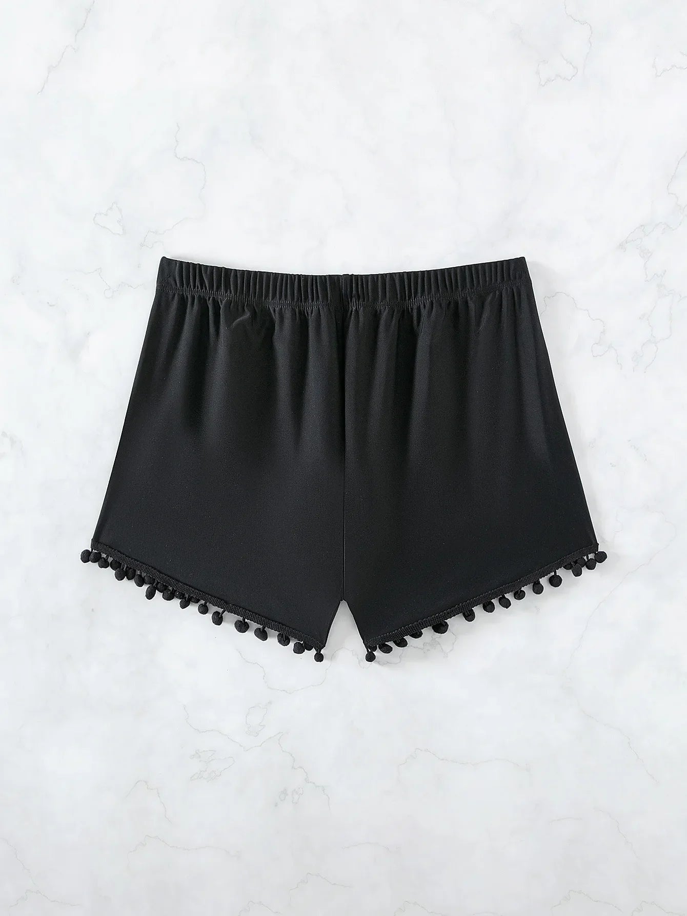 High Waist Bikini Shorts Bottoms Women Swimming Mesh Ruffle Pleated Panties Summer Ladies Black Bathing Suit Swim Shorts Bottom