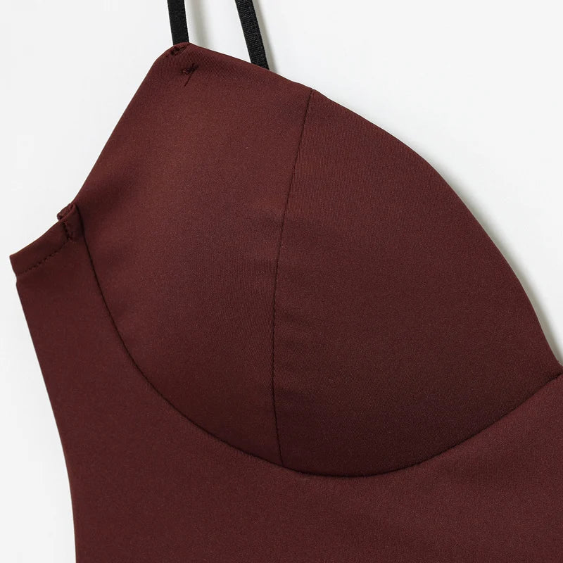 Corset Ladies Halter Tops For Woman Elegant Woman Tops Female Summer Camis Tops With Straps Bodysuit Crop Top Woman Sleeveless