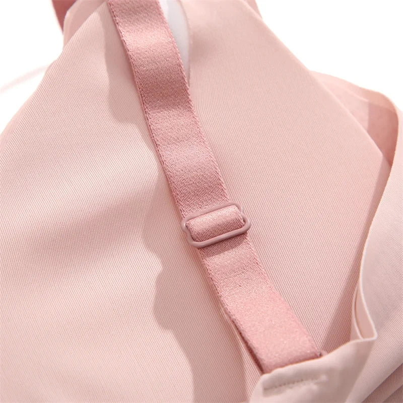 Sexy Push Up Bras For Women Love Heart Pattern Brassiere Deep V Neck Cute Underwear Female Seamless Wireless Soft Lingerie