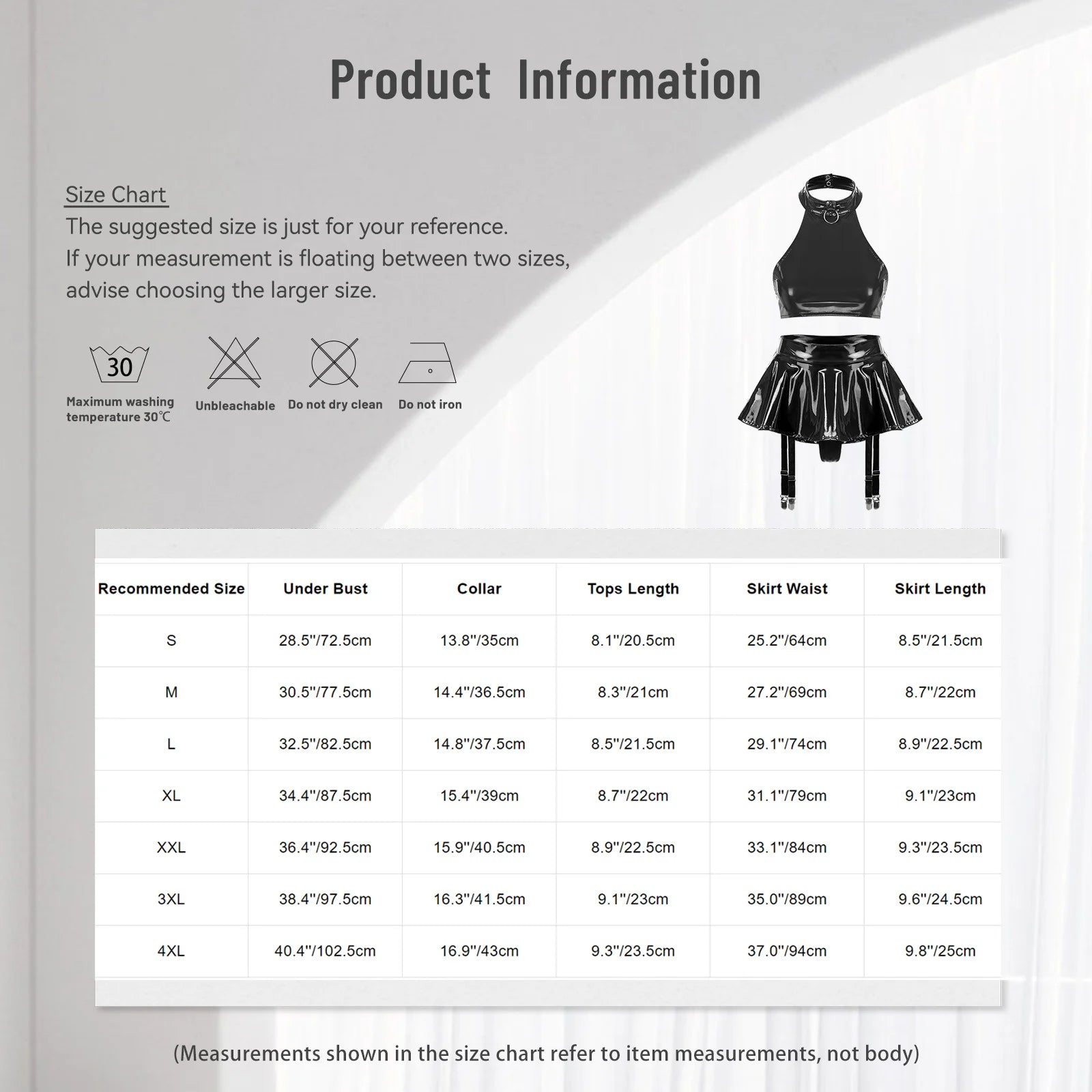Two-Piece Female Lingerie Set Women Latex Nightclub Outfit Night Club Hot Girl Rave Festival Pole Dance Show Babydoll Costume