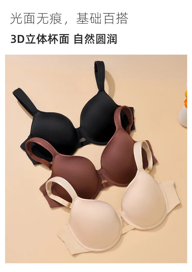 75 80 85 90 95 D E F G Stick On Bra Plus Size Lingerie For Women Large Bra Thin Brasier Mujer Brassiere Femme