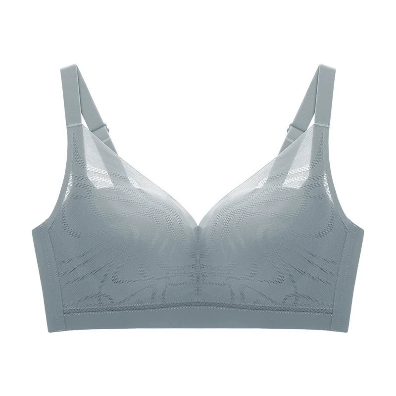 SuyaDream,Women Silk Bras, 100%Silk Lining, Wire Free, Lace Padded Bra, 2024 New Intimates, Black, Beige
