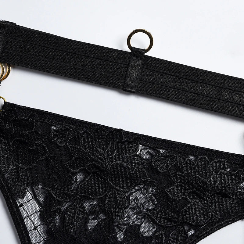Lace Lingerie Women Bra and Panty Set Luxury Designer Underwear Lingerie Set Transparent Erotic Womens Underwear Sexy Porn Suits