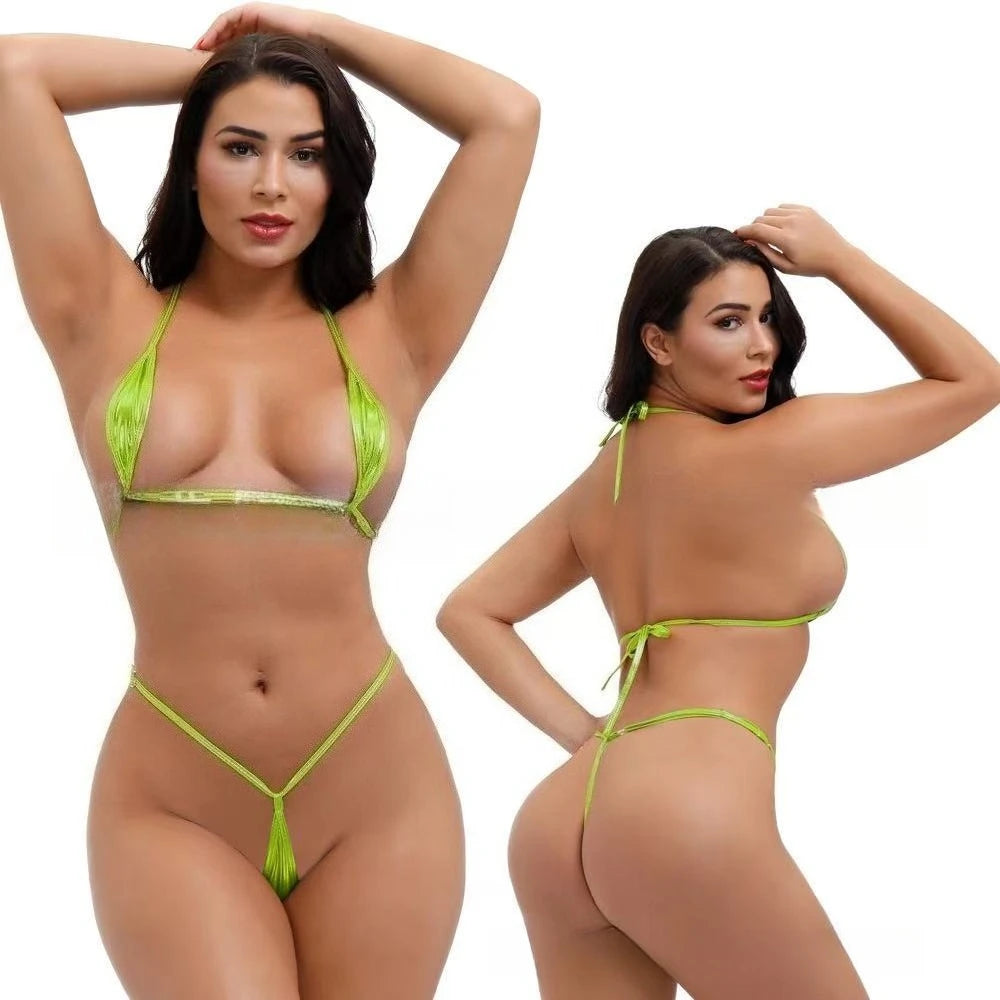 Porno Sex babydoll Womens Sexy Exotic Lingerie Underwear One-piece Monokini Swimsuit Micro Thong Erotic Teddy Lingerie Bodysuit