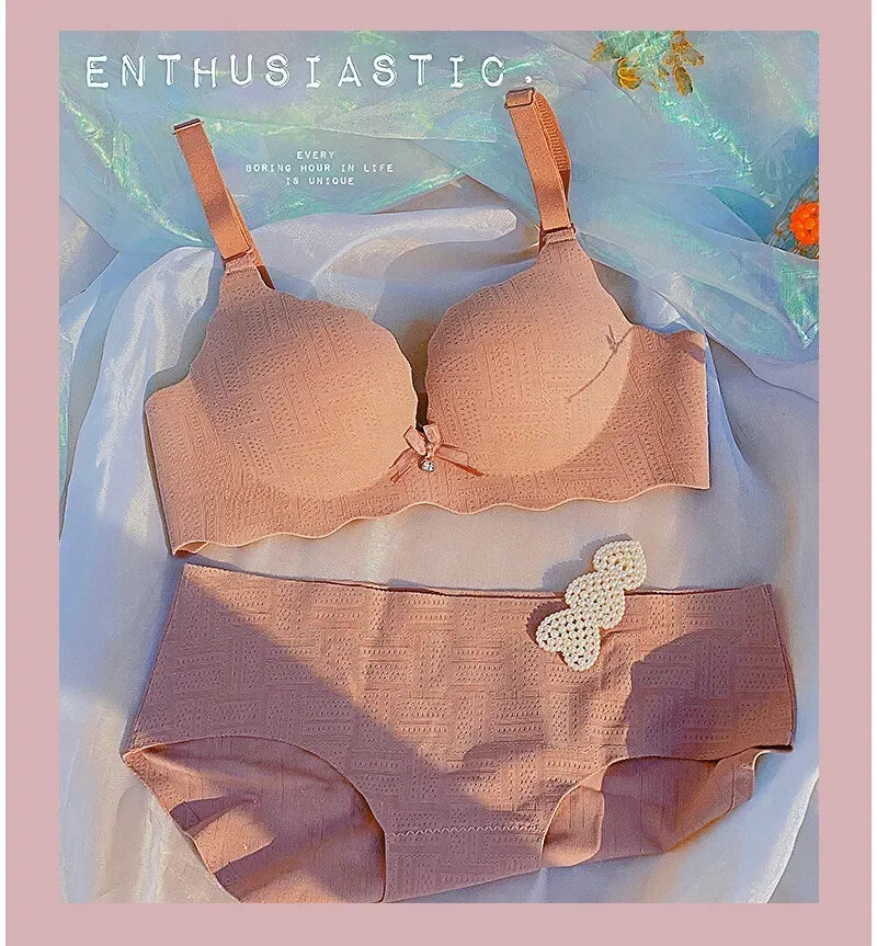 Seamless Push Up Women Bra Comfortable Adjustable Lingerie Wireless Sexy Bras 3/4 Cup Bralette Girl Brassiere Femenina
