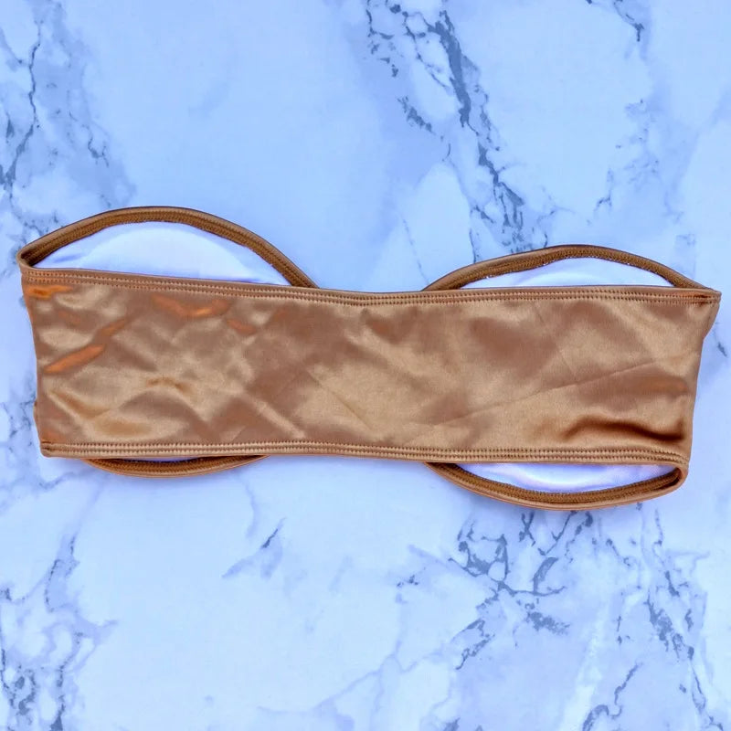 Sexy Women Bikini Brazilian Swimsuit Push-up Bra Bikini Set Two Piece Swim Suit Swimwear High-waisted Beachwear Solid Bathing