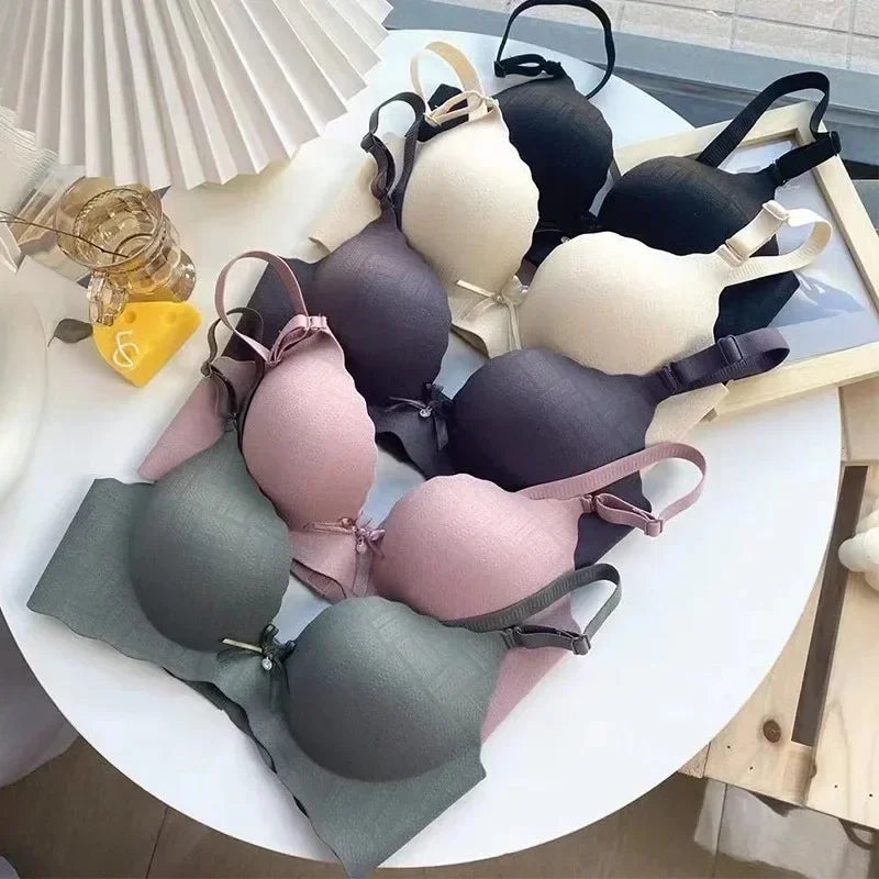 Seamless Push Up Women Bra Comfortable Adjustable Lingerie Wireless Sexy Bras 3/4 Cup Bralette Girl Brassiere Femenina