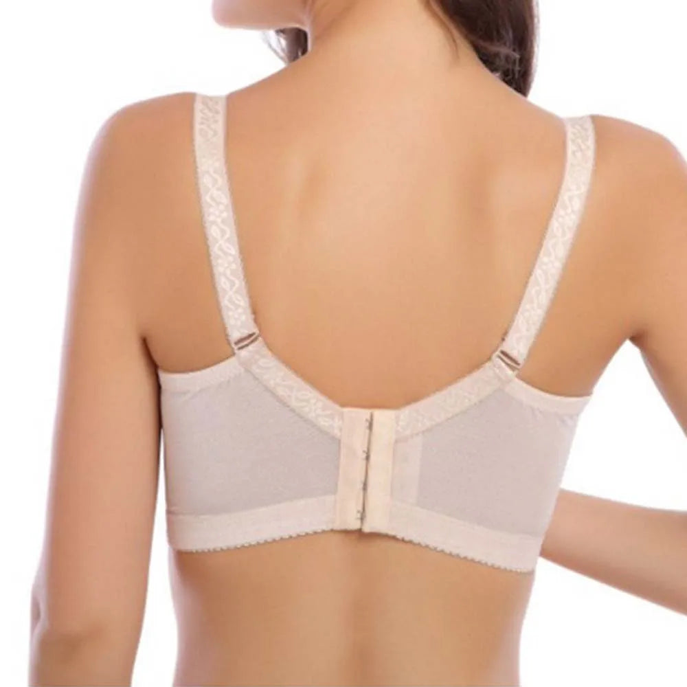 BCHRAYIUP Women's Underwire Padded Plunge Push Up Bra Sexy Flora Lace Deep V Full Cup Bra 34 36 38 40 42 44 46 B C D E