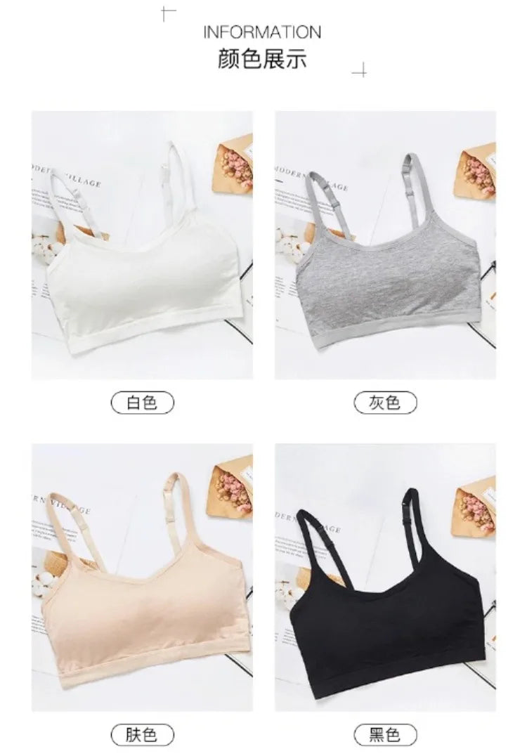 Sports Sexy Bra for Women Girl's Tank Crop Top Seamless Underwear Padded and Non Steel Ring Comfortable Nylon Running Yoga Bra