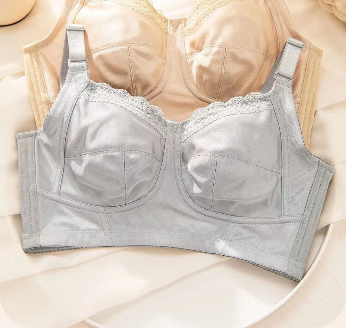 Full Bust Wireless Bra Plus Size Women Full Coverage Minimizer Support Comfort Everyday Non Padded T-Shirt Bra 34-44 BANERDANNI
