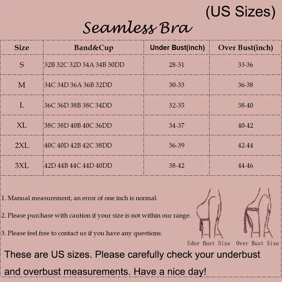Women’s Wireless Bras Push Up Bralettes No Und Full Cup Thin Mold Comfortable and Breathable Seamless Bra Everyday Comfort Bra