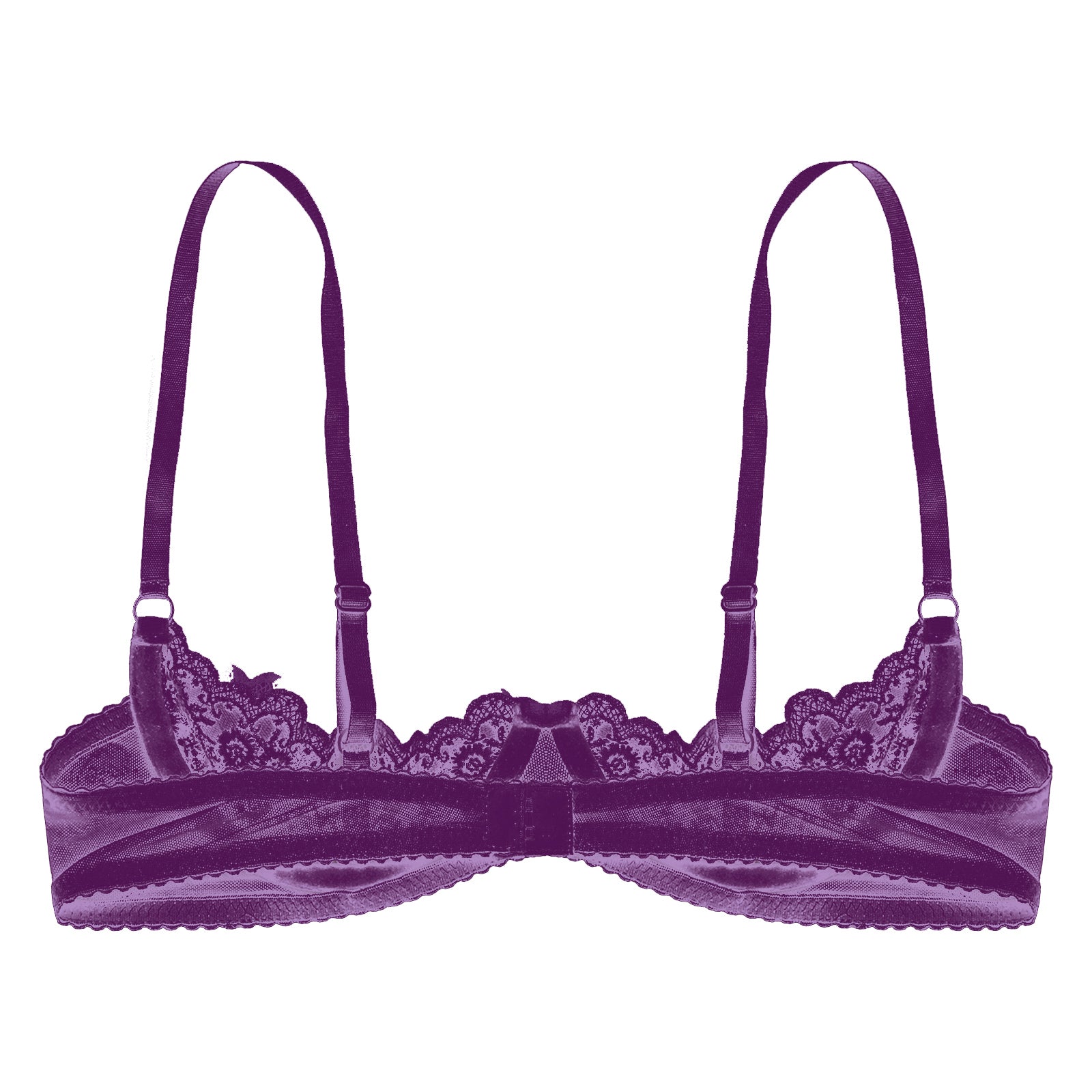 Sexy Womens Sheer Floral Lace Underwired Bra Underwear Unlined Brassiere Lingerie Bare Breast Exposed Open Nipples Bra Tops