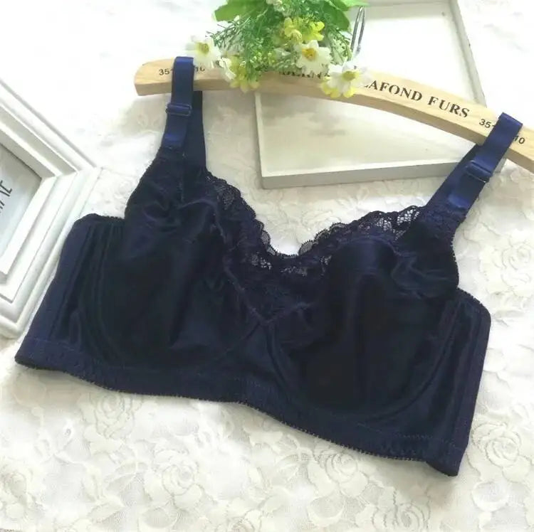 Lace Bra Unlined Bralette Brassiere Sexy Intimate Underwear B C D E F G H Cup 75 80 85 90 95 100 Plus Size Lingerie For Women