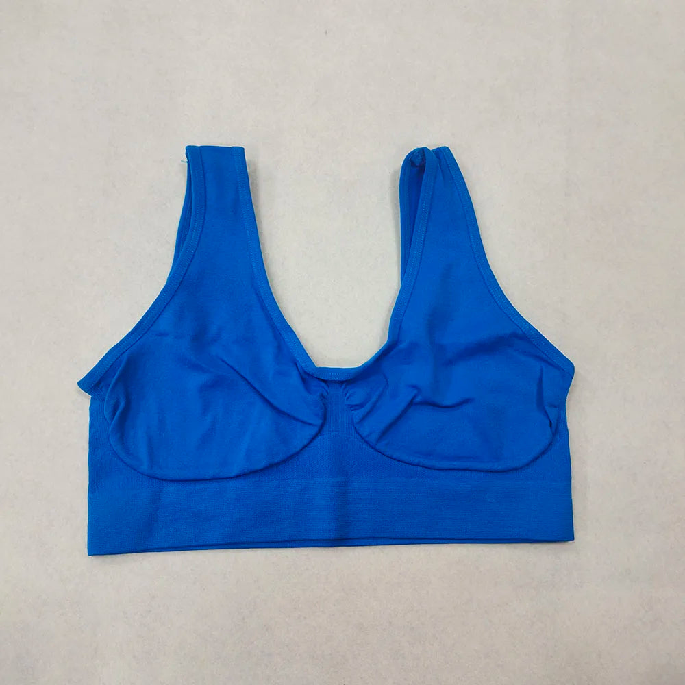 unlined Seamless Bra Vest Women sleep Underwear yoga sports Brassiere Big Size Top no sponge insert pad Bralette