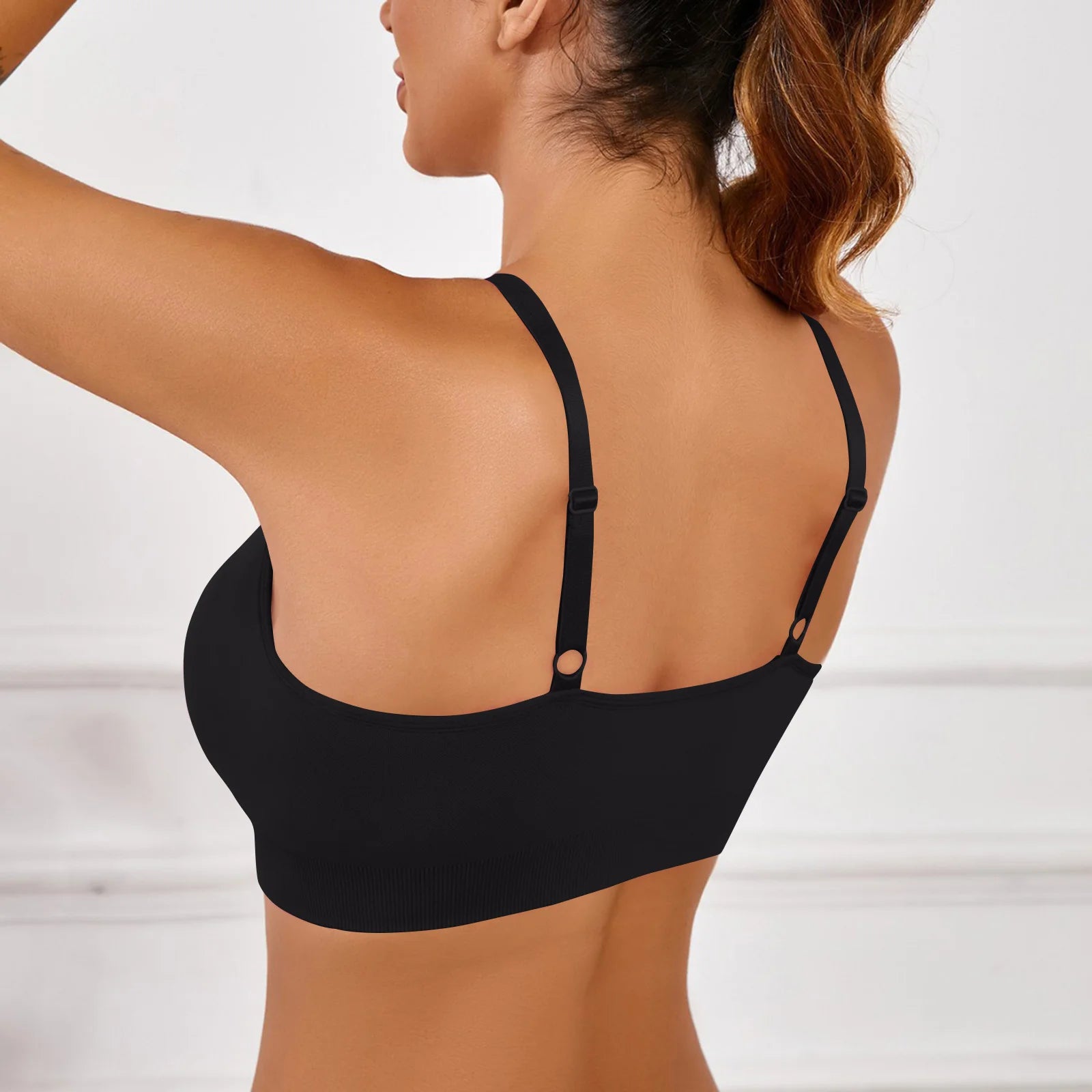 Adjustable Shoulder Straps Breasts Bra Seamless Bras Full Coverage Wireless Push Up Bra For Women Comfort Sculpting Bralettes