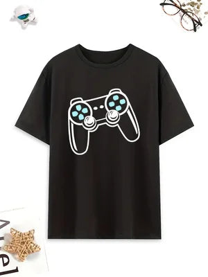 Game controller pajama set, comfortable summer homewear