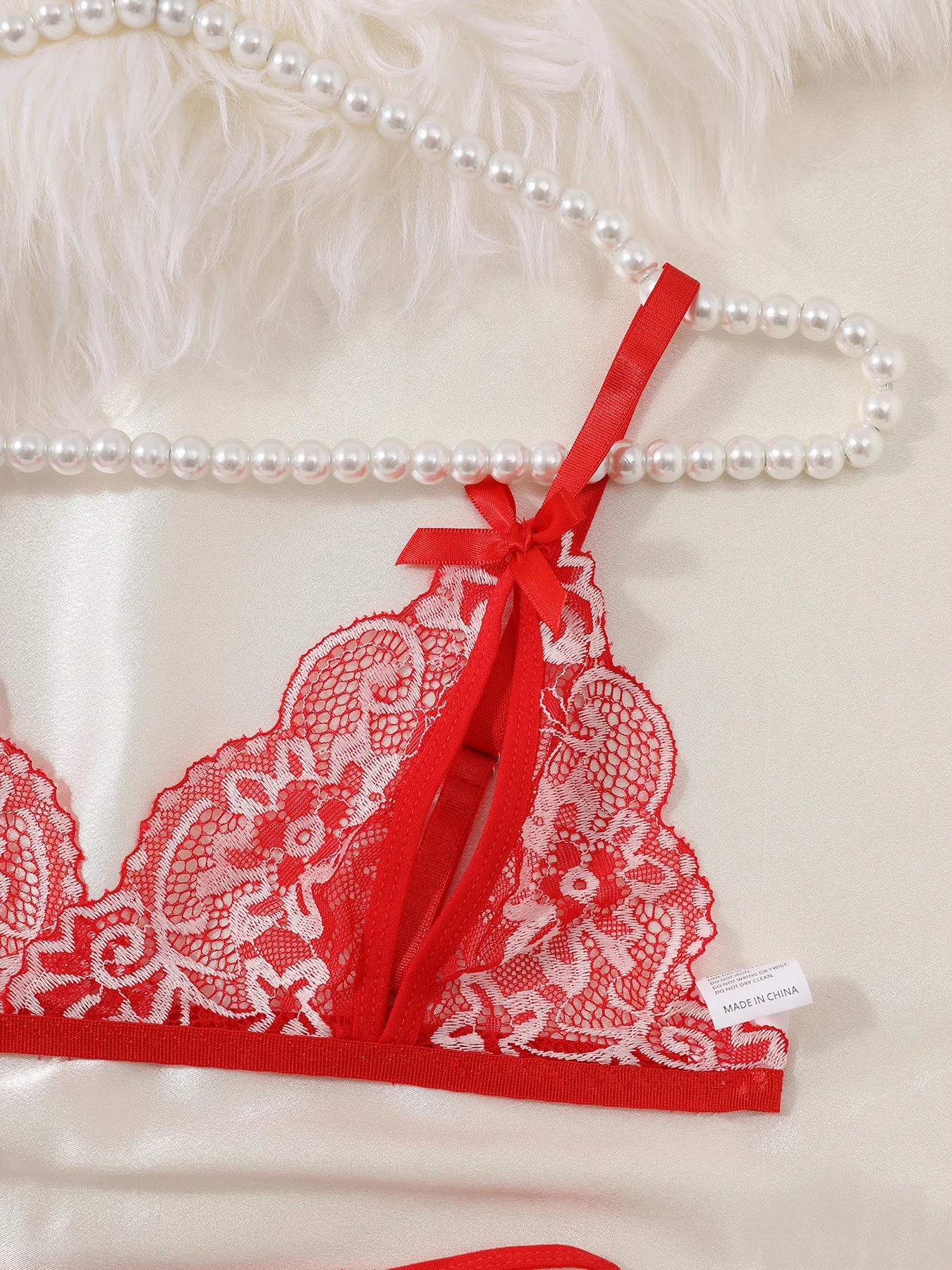 Women Lingerie Bra and Thongs Sets Ultrathin Lace Lingerie Set