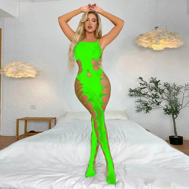Women Sexy Lingerie Sleepwear Nightwear Body Stocking Bodysuit Sheer Plus Size Leather Lingerie Corset Women Sexy Set Lingеrie