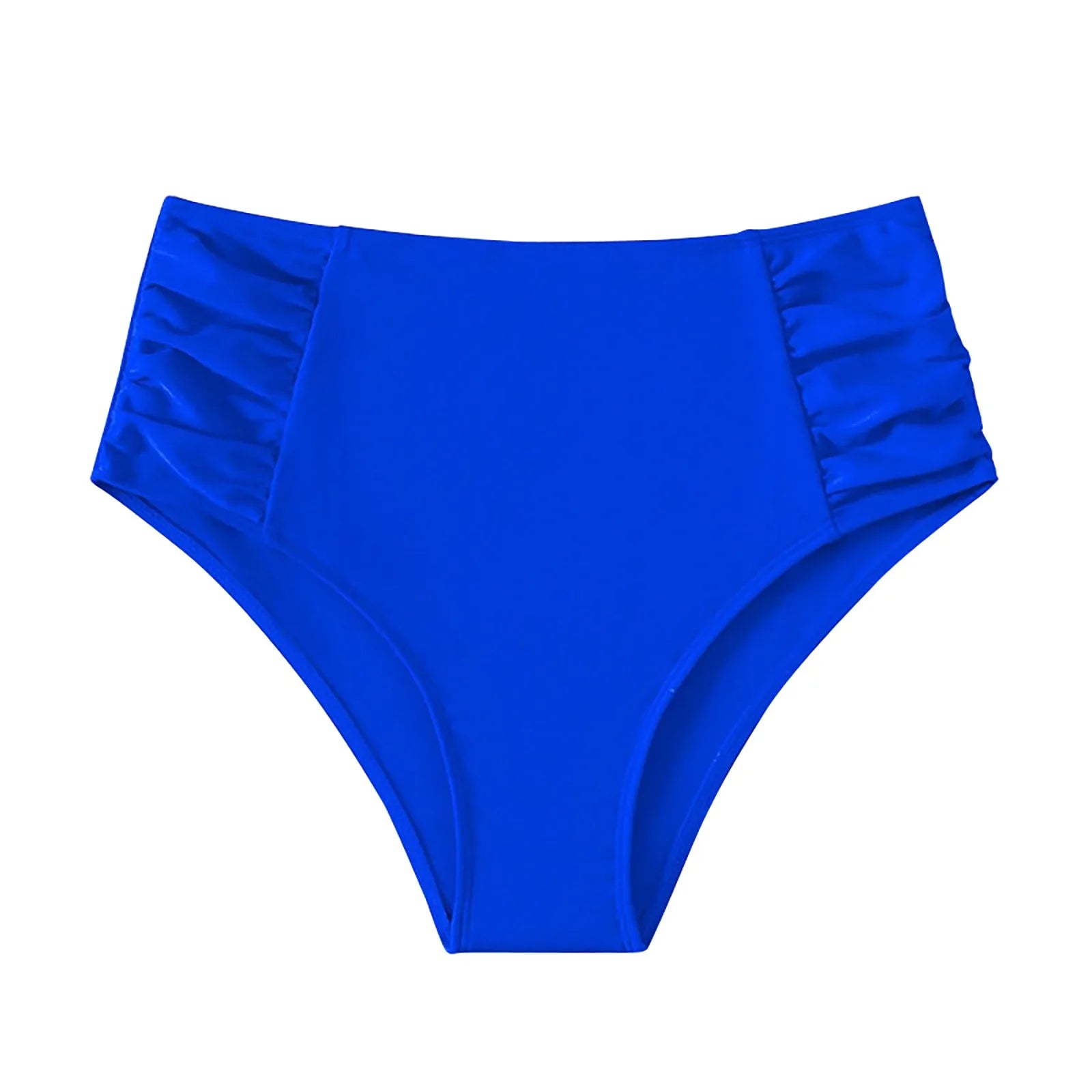 Women's High Waist Basic Swimming Bottoms Full Coverage Bikini Split Swimsuit Briefs Solid Color Comfy Swimming Trunk